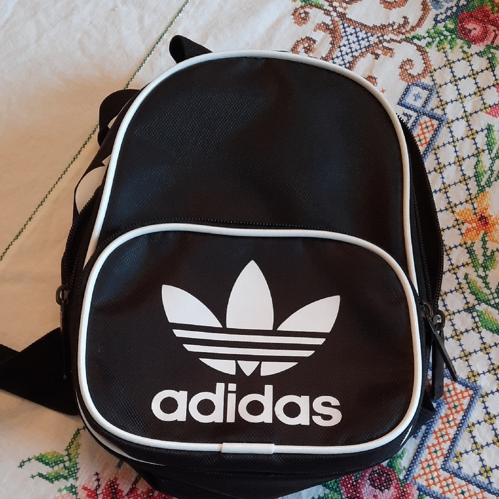 Adidas Originals Mini Black And White Backpack